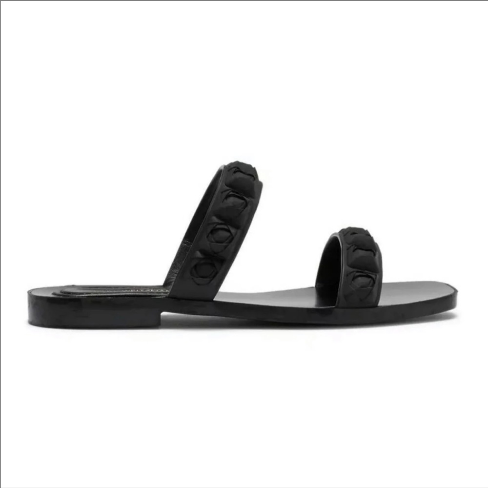 NEW STUART WEITZMAN $498 Rosita Rubber Sandals - Picture 2 of 8